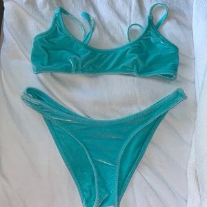 Triangl velvet bikini size xs